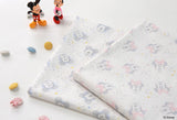 Disney Mickey Minnie Cotton Organic 30s Fabric printed in Korea by the Half Yard