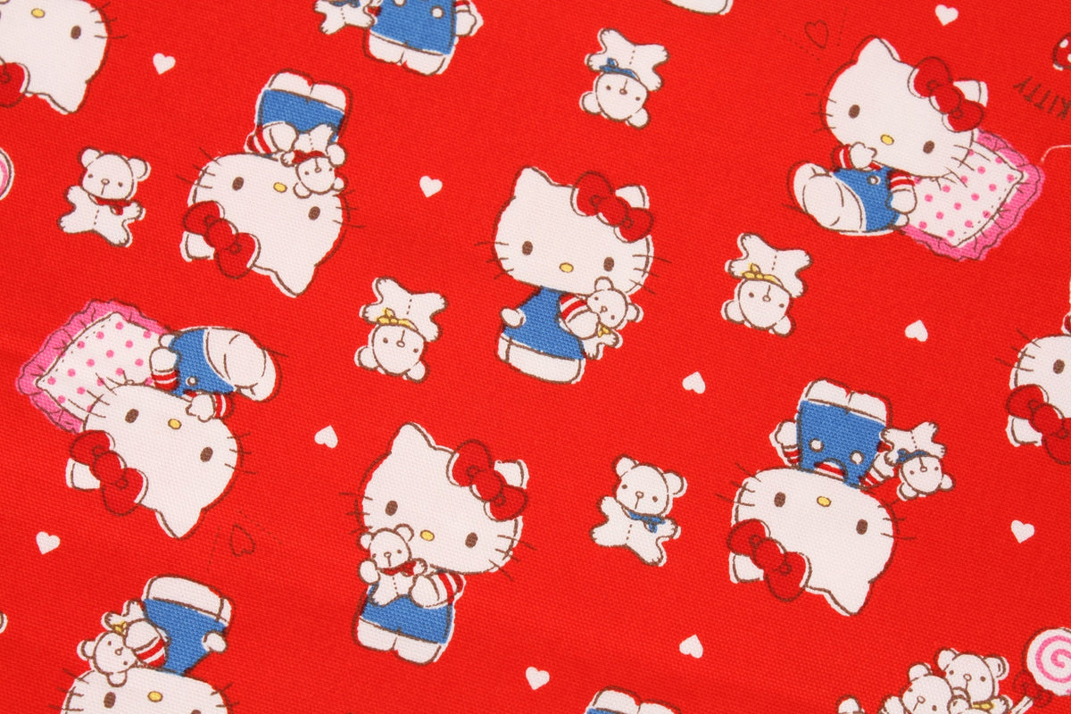 三麗鷗 Hello Kitty 角色牛津布由 Half Yard 在日本印製