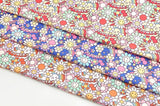 Lovely Smile Flower patterned Fabric made in Korea by the Half Yard