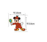 Disney Minnie Mouse Retro Happy Cotton Antibiosis Fabric printed in Korea by the Half Yard