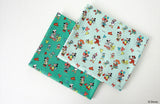 Disney Minnie Mouse Retro Happy Cotton Antibiosis Fabric printed in Korea by the Half Yard