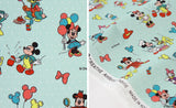 Disney Minnie Mouse Retro Happy Cotton Antibiosis Fabric printed in Korea by the Half Yard