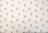 Winnie the Pooh Petite Flower Character Antibiosis Cotton Fabric made in Korea by the Half Yard