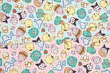 Sanrio x Chiikawa Collaboration Character Fabric printed in Japan by the Half Yard