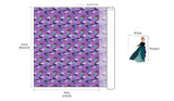 迪士尼公主《冰雪奇緣》艾莎安娜雪森林布料由 Half Yard 在韓國印刷