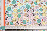 Sanrio x Chiikawa Collaboration Character Fabric printed in Japan by the Half Yard