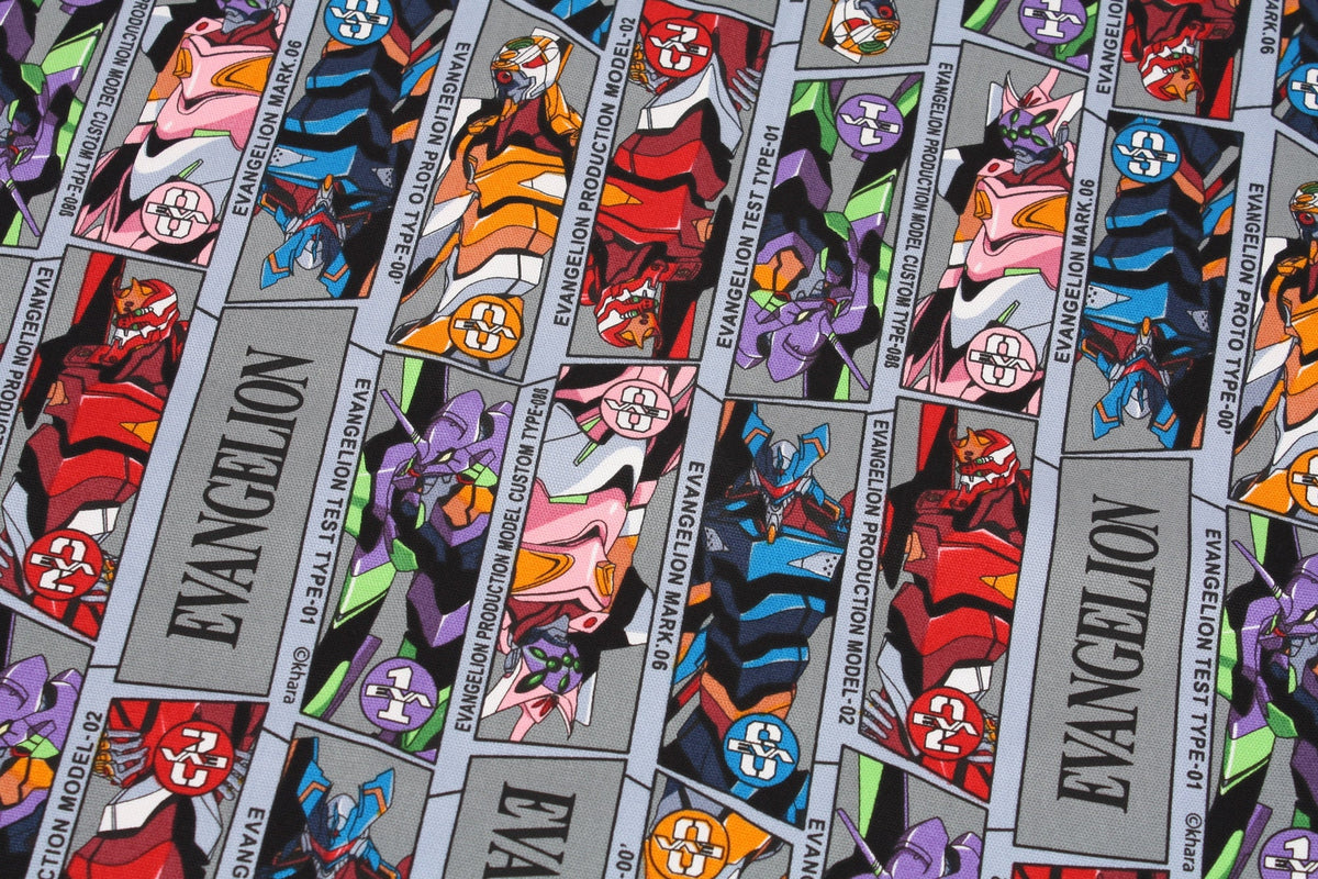 Japanese Anime Neon Genesis Evangelion Oxford Fabric made in Japan by the Half yard