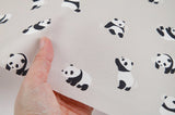 Day of Panda Cute Panda Bear Pattern Fabric made in Korea by the Half Yard