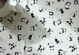 So Cute Panda Bear Pattern Fabric made in Korea by the Half Yard