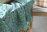 So Cute Panda Bear Pattern Fabric made in Korea by the Half Yard