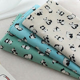 So Cute Panda Bear Pattern Fabric made in Korea by the Half Yard