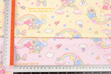 Sanrio Little Twin Star Kiki&amp;Lala Dream World 牛津布 由 Half Yard 在日本印製