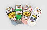 B-Family Character Patterned Ankle Socks Women's Socks made in Korea