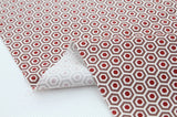 Mini Hexagon Patterned Fabric made in Korea by the Half Yard