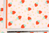 Strawberry Patterned 40s Fabric made in Korea by the Yard 36" x 58" or 90 x 145cm