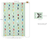 Gangnam Fashion Style Rabbit Patterned Fabric made in Korea by the Half Yard