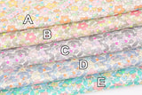 Liberty Betsy Berry Neon Flower Tana Lawn Fabric printed in Japan FQ 45cm by 53cm or 18" by 21"