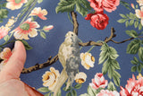 Floral & Bird Garden Antique patterned Fabric Flower Fabric made in Korea by the Half Yard