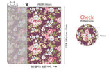 Floral & Bird Garden Antique patterned Fabric Flower Fabric made in Korea by the Half Yard