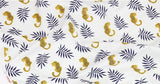 Leopard & Areca Palm Patterned Fabric made in Korea by Half Yard Digital Textile Printing