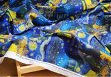 Famous Painting Pattern Series Vincent van Gogh Cotton Fabric made in Korea by the Half Yard