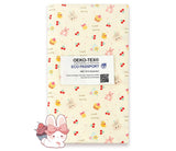 Sweet Cutie Rabbit Bunnies Patterned Fabric made in Korea by the Half Yard