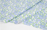 Wild Flower patterned OEKO-TEX® Fabric, Floral Fabric made in Korea by the Half Yard